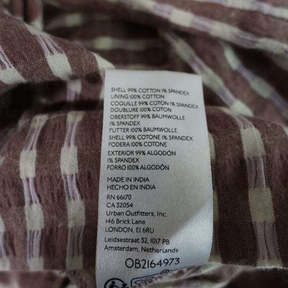 Free People Lucinda Plaid Print Tank Midi Dress in Lavendar Combo Size M - Picture 10 of 14